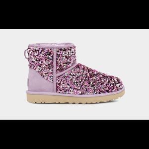 Lilac sequin ugg